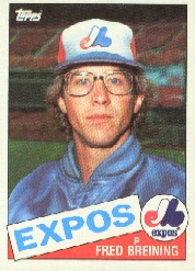 1985 Topps Baseball Cards      036      Fred Breining